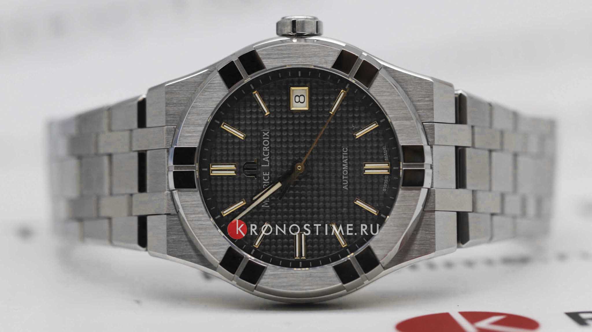 Maurice Lacroix Maurice Lacroix Aikon Automatic AI6007-SS002-331-1, aikon швейцария мужские часы на браслете нержавеющая сталь боковой вид